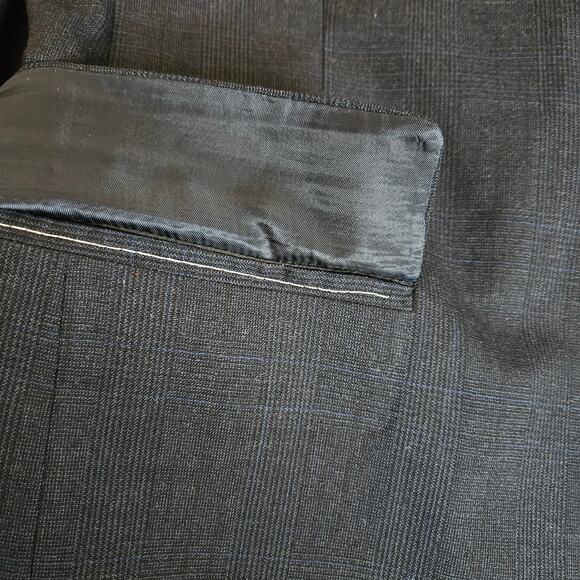 Hart Schaffner Marx Softly Tailored Blazer Dillards Wool Suit Jacket Size 41R - Picture 10 of 16